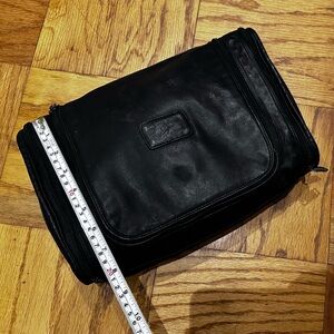 TUMI Leather Toiletries Bag